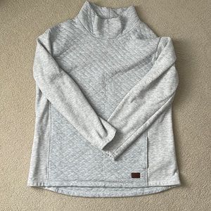 Womens LL Bean quilted funnelneck sweatshirt in excellent condition, Large